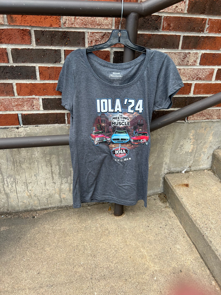 Iola 2024 Women's Tshirt Iola Car Show